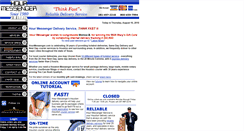 Desktop Screenshot of order.hourmessenger.com